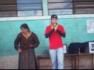 Tyler translating for the group.
