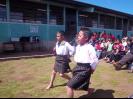 Boys dancing in native costume.