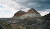 Rock formations in the Petrified Forest