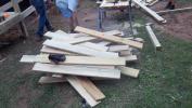 That sure is a big pile of wood that Gynanne cut!