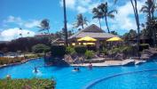 Winding river pool at Maui