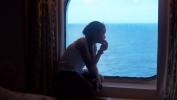 Ella gazing at the ocean
