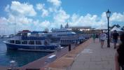 On the dock