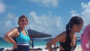 At the beach