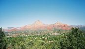Looking down on Sedona