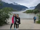 Girls at Mendenhall Glacier