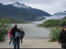 The girls at Mendenhall Glacier