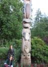 The girls and a totem