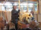 Grace taking a ride at the gardens