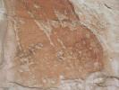 Ancient inscriptions on thr rock
