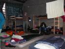 Camping out with 16 people in a room