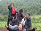 Children at the schoolhouse
