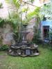 Fountain at hotel in Antigua