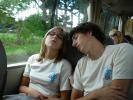 Sara Beth and Josh traveling from Guatemala City to Panajachel