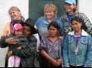 Stove building teams with their families