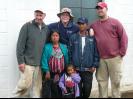 Stove building teams with their families