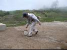 Josh actually rolling the disk