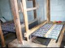 Family making beautiful cloth