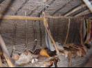 Inside a tepee