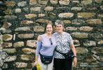 Clairre and Gynanne at the ruins