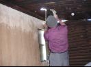 Don Juan cutting a chimney hole
