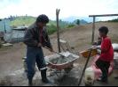 Family mixing mortar for the stove