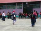 Children performing for us