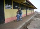 Last Year's school house with Bill and Sue