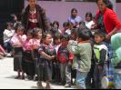 Children getting ready to perform for us