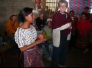 Gloria translating for the Prayer Shawl presentation