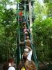Getting ready for the zip line