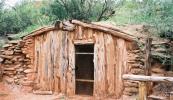 House where a man once lived in the canyon