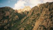 Rugged mountain of Sandia Peak
