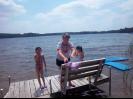 Getting ready to go swimming