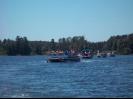 Look at all the boats ahead of us!!
