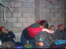 Angie receiving her weaving.