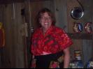 Angie showing off her native outfit.
