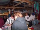 At night the women invited the men in for singing.