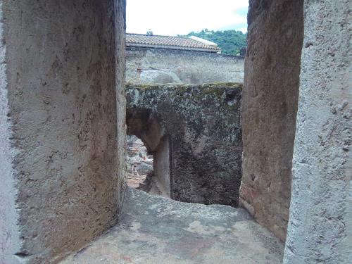 View from inside the convent
