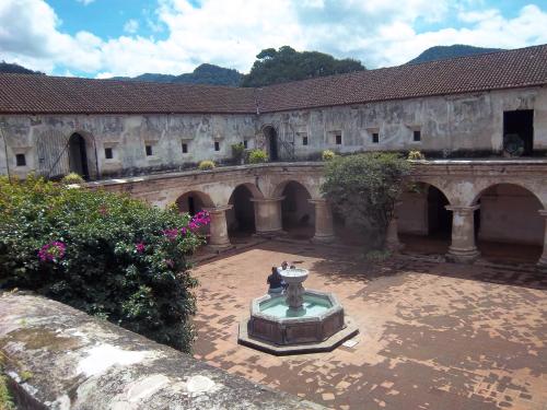 Inside the ancient convent