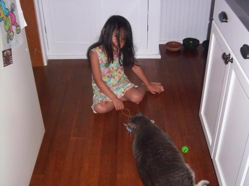 Sammy and Ella made friends.