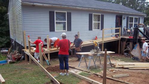 We did a lot of work in one day!!