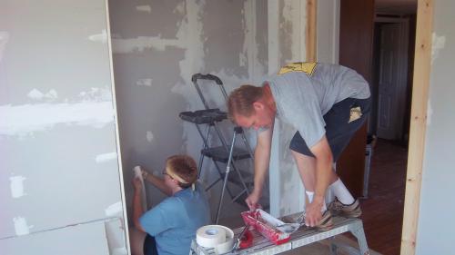 Richard and Cindy Lee hard at work.