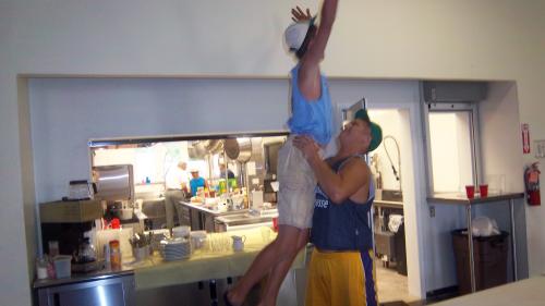 Ryan and Pierce dancing