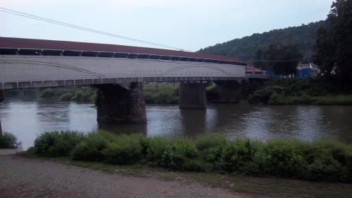 The covered bridge in Philippi