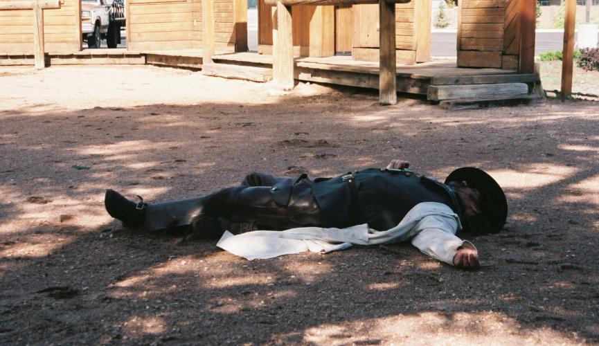 Aftermath of gun fight