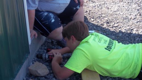 Masonry drilling is tough.