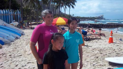 The surfing team