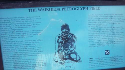Petroglyphs near our hotel