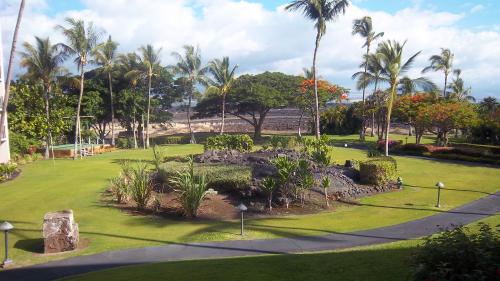 Hotel grounds on Big Island